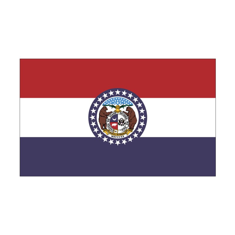 3' x 5' Missouri Flag - Nylon
