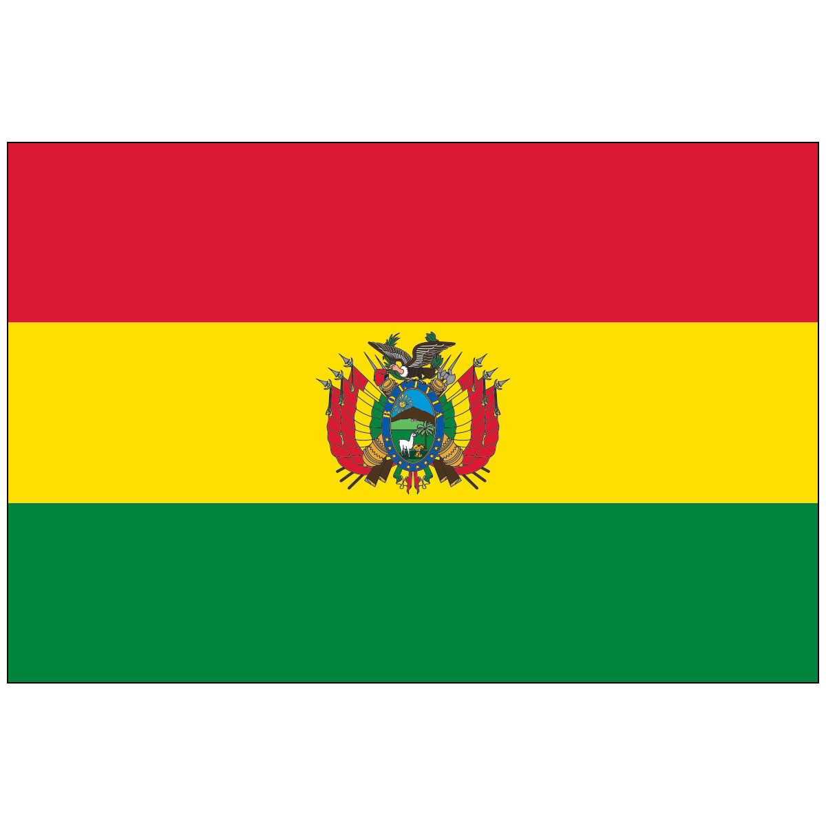 Bolivia w/ Seal Flag