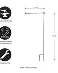 Garden Flag Stand