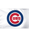 Cubs Logo Flag (White)