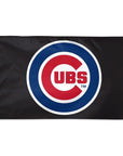 Cubs Logo Flag (Black)