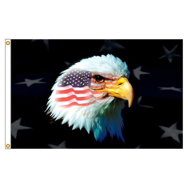 Patriotic Eagle Flag