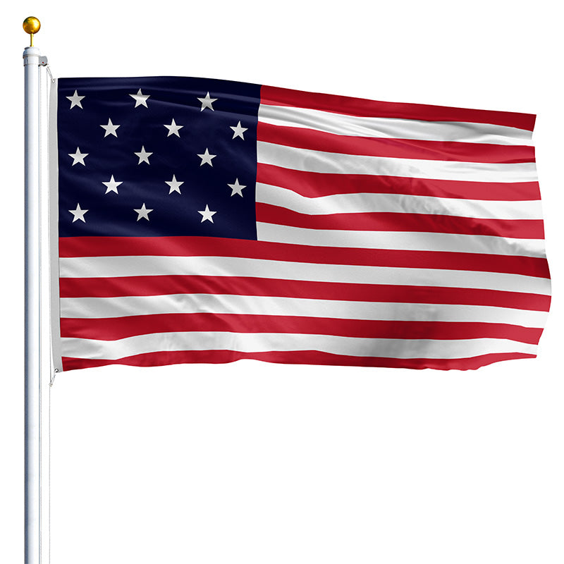 15 Star American Flag