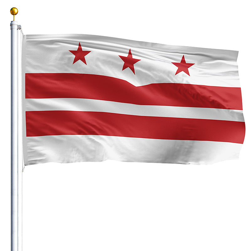 8' x 12' District of Columbia Flag - Nylon