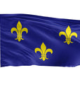 3' x 5' Fleur-De-Lis Blue-3 Flag - Nylon