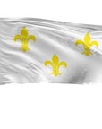 3' x 5' Fleur-De-Lis White-3 Flag - Nylon