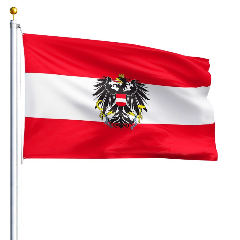 4' x 6' Austria With Eagle - Nylon