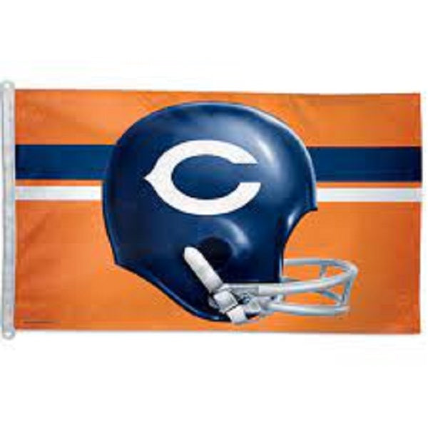 Chicago Bears Helmet Flag