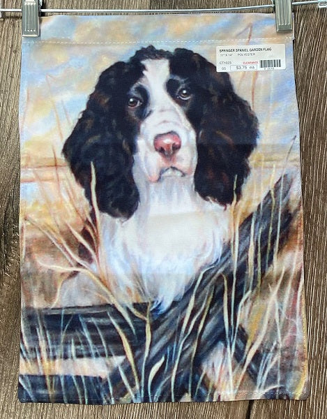 Springer Spaniel Garden Flag