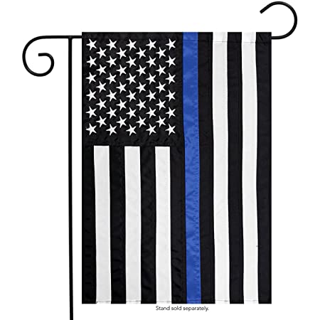 U.S.A Thin Blue Line Garden Flag