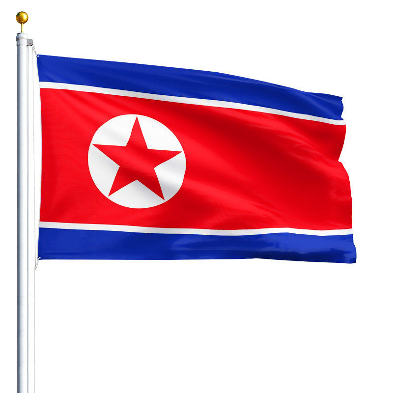 4' x 6' North Korea - Nylon