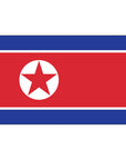 4' x 6' North Korea - Nylon