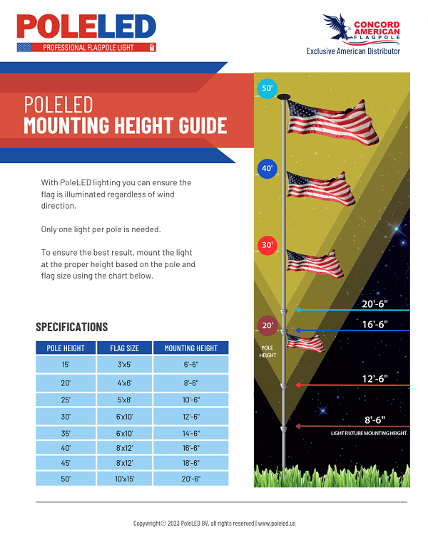 Flagpole Uplight (Basic)