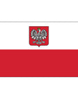 4' x 6' Poland With Eagle - Nylon