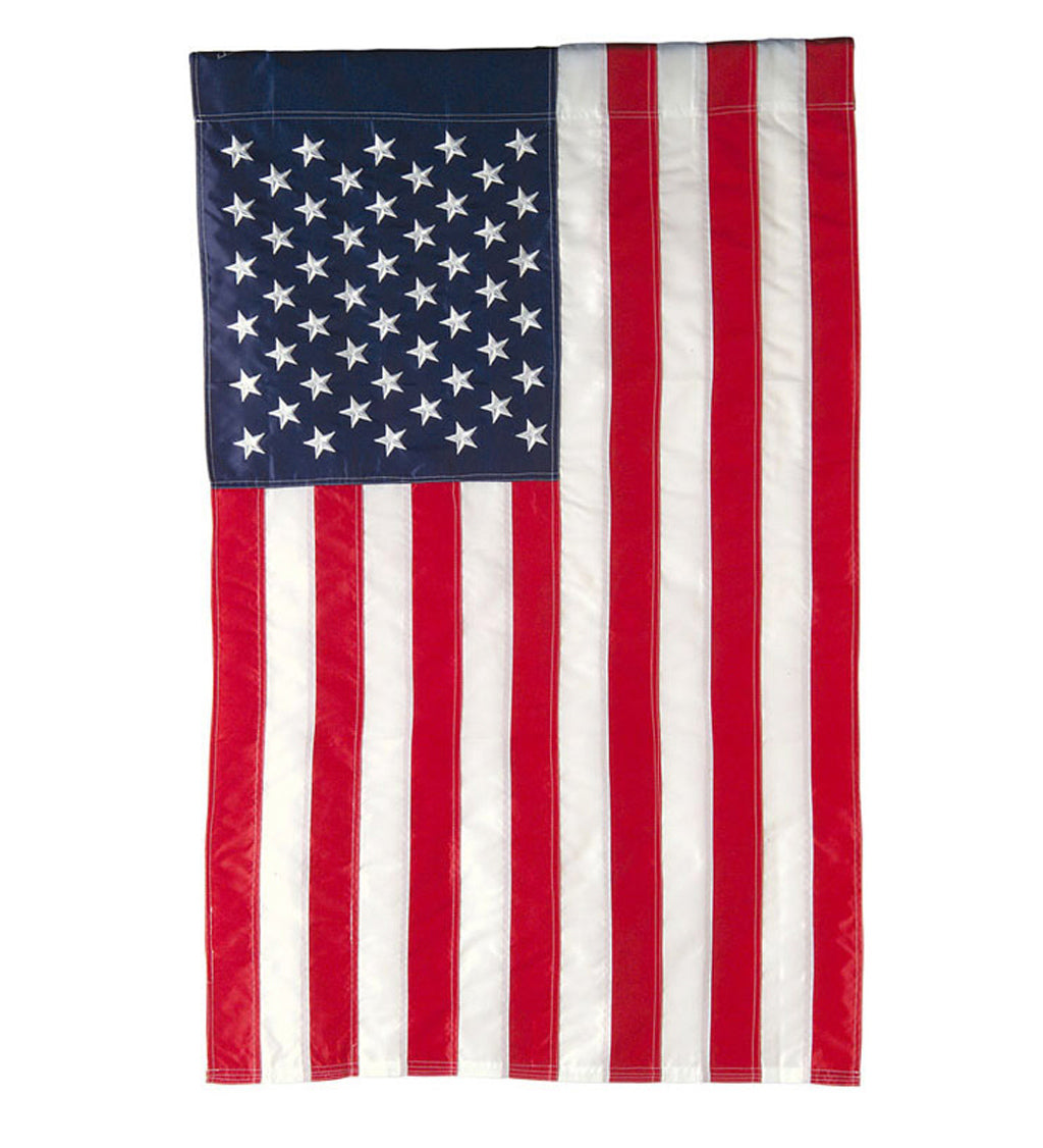 USA Flag w/ Pole Hem (Poly-Lite)