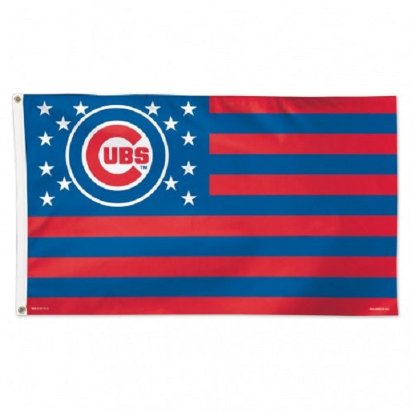 Patriotic Cubs Flag