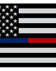 Thin Blue & Red Line USA Flag