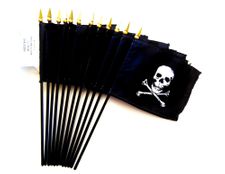 Jolly Roger Desk Flag