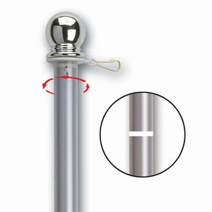2-pc Spinning Flagpole