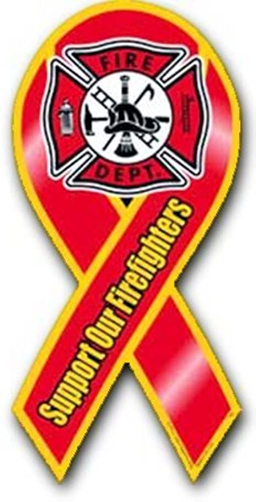 Firefighters Ribbon Magnet