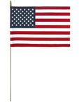 USA Stick Flag (Hemmed Edge)