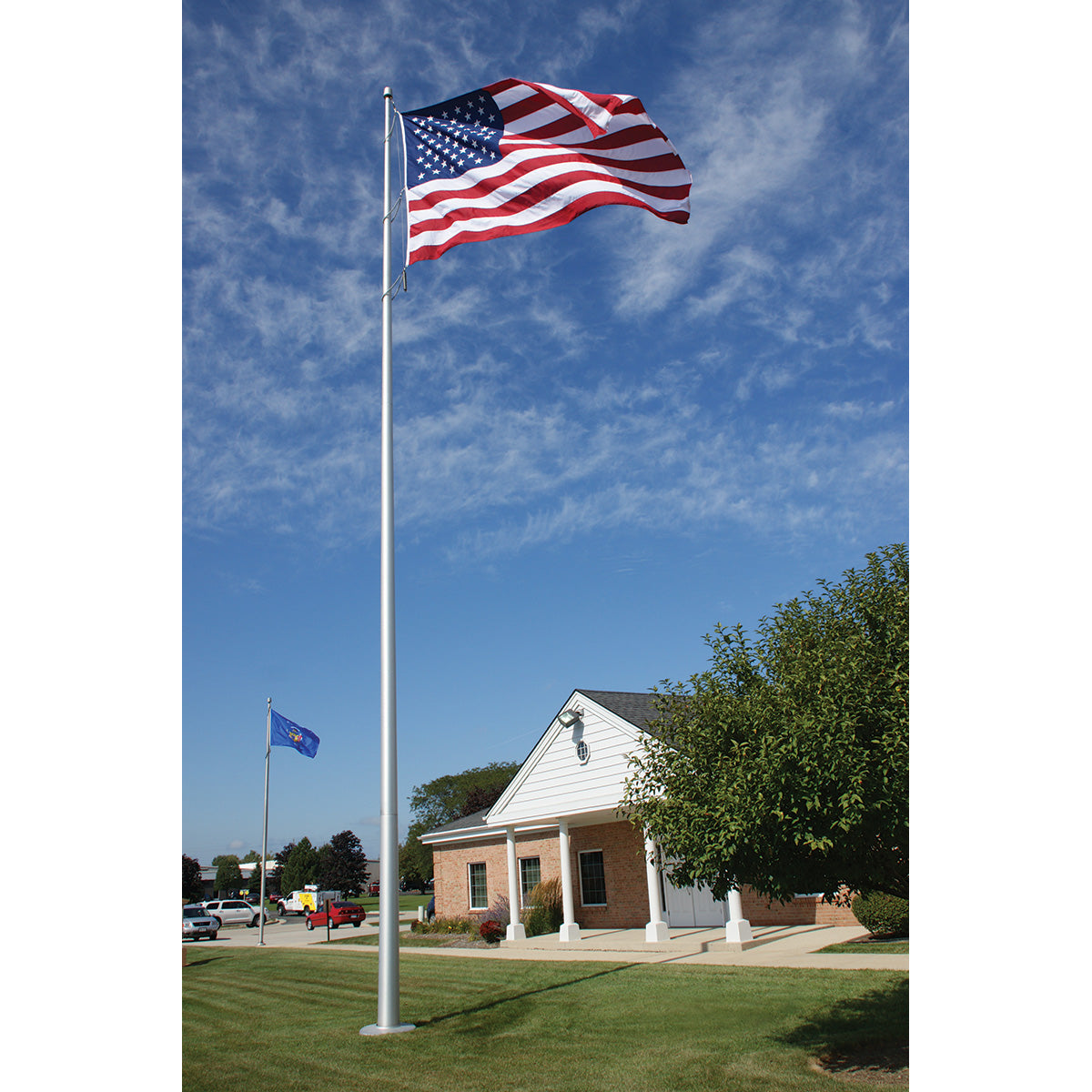 Internal Halyard Flagpoles