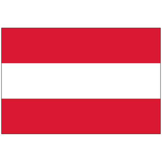 Austria (No Eagle) Flag