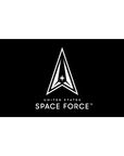 3' x 5' Space Force Flag - Black - Nylon