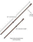 Extendable House Mount Flagpole