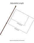 Extendable House Mount Flagpole