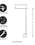 Garden Flag Stand