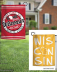 State of Wisconsin Garden Flag