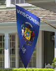 Wisconsin Vertical Flag