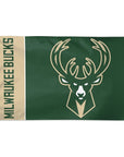 Milwaukee Bucks Team Block Flag