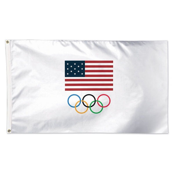 U.S. Olympic Rings Flag