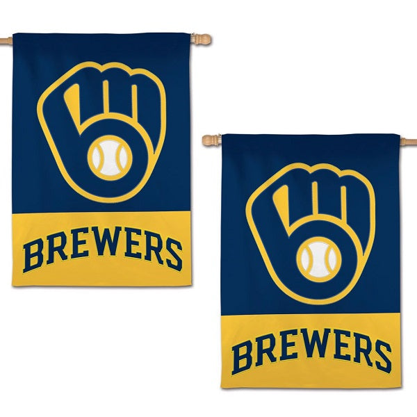 Brewers Applique Vertical Flag