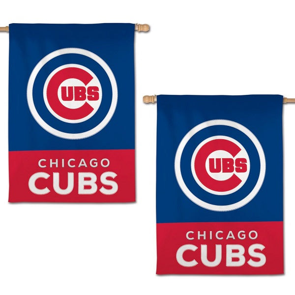 Cubs Applique Vertical Flag