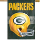 GB Packers Helmet Banner Flag