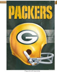 GB Packers Helmet Banner Flag