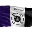 Fireman Mourning Flag