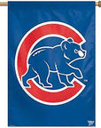 Chicago Cub w/ Logo Banner Flag