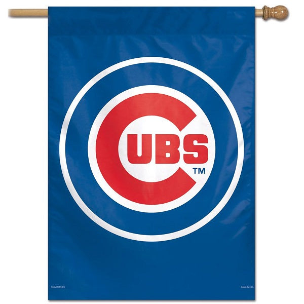 Cubs Logo Vertical Flag