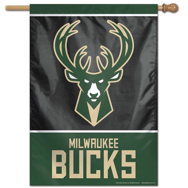 Milwaukee Bucks Vertical Flag