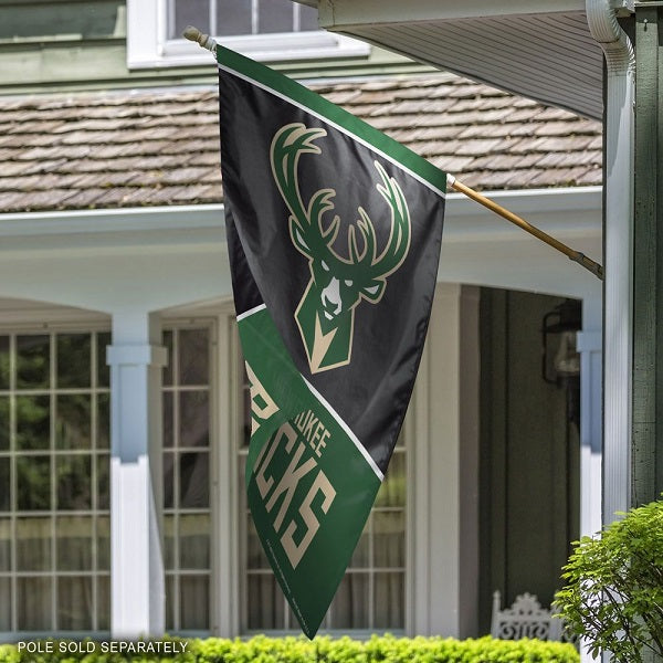 Milwaukee Bucks Vertical Flag