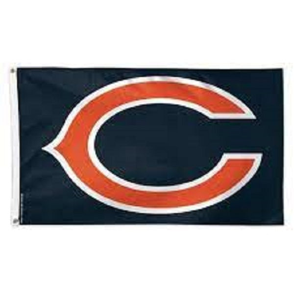 Chicago Bear Logo Flag