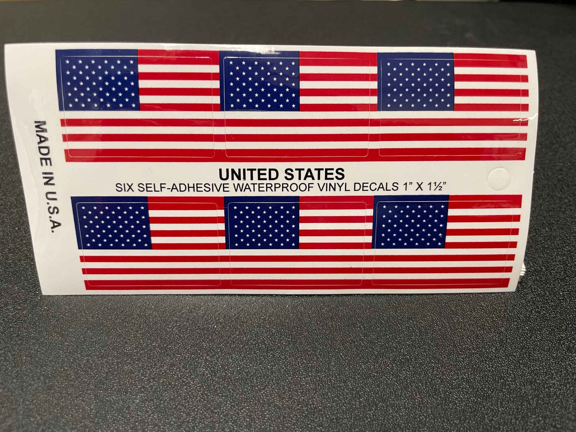 U.S.A. Mini Flag Decal