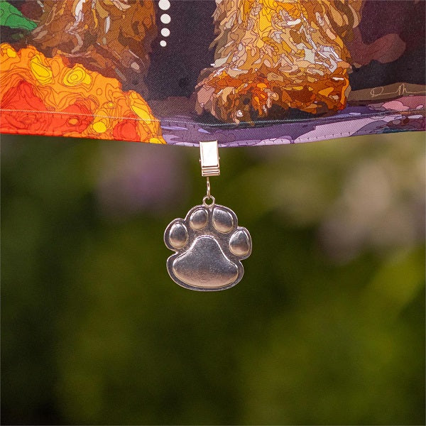 Garden Flag Weight (Paw Print)