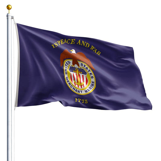 3' x 5' Merchant Marine Flag - Nylon