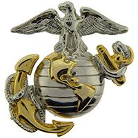 U.S. Marines EGA Pin (1-1/8")