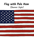 USA Banner Flag